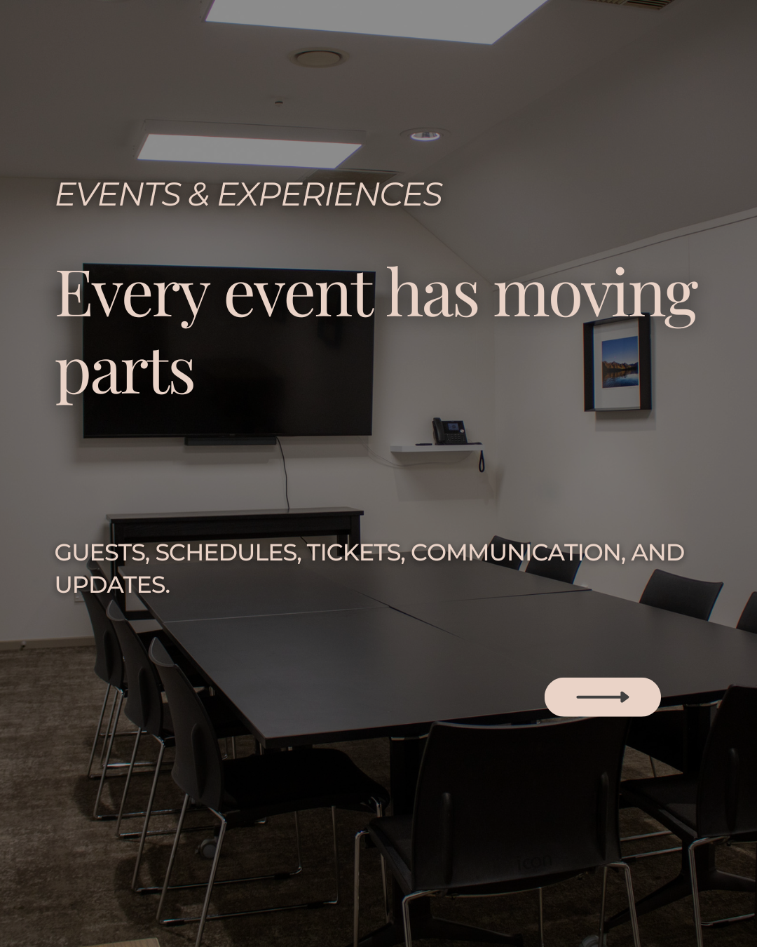 events & experiences app