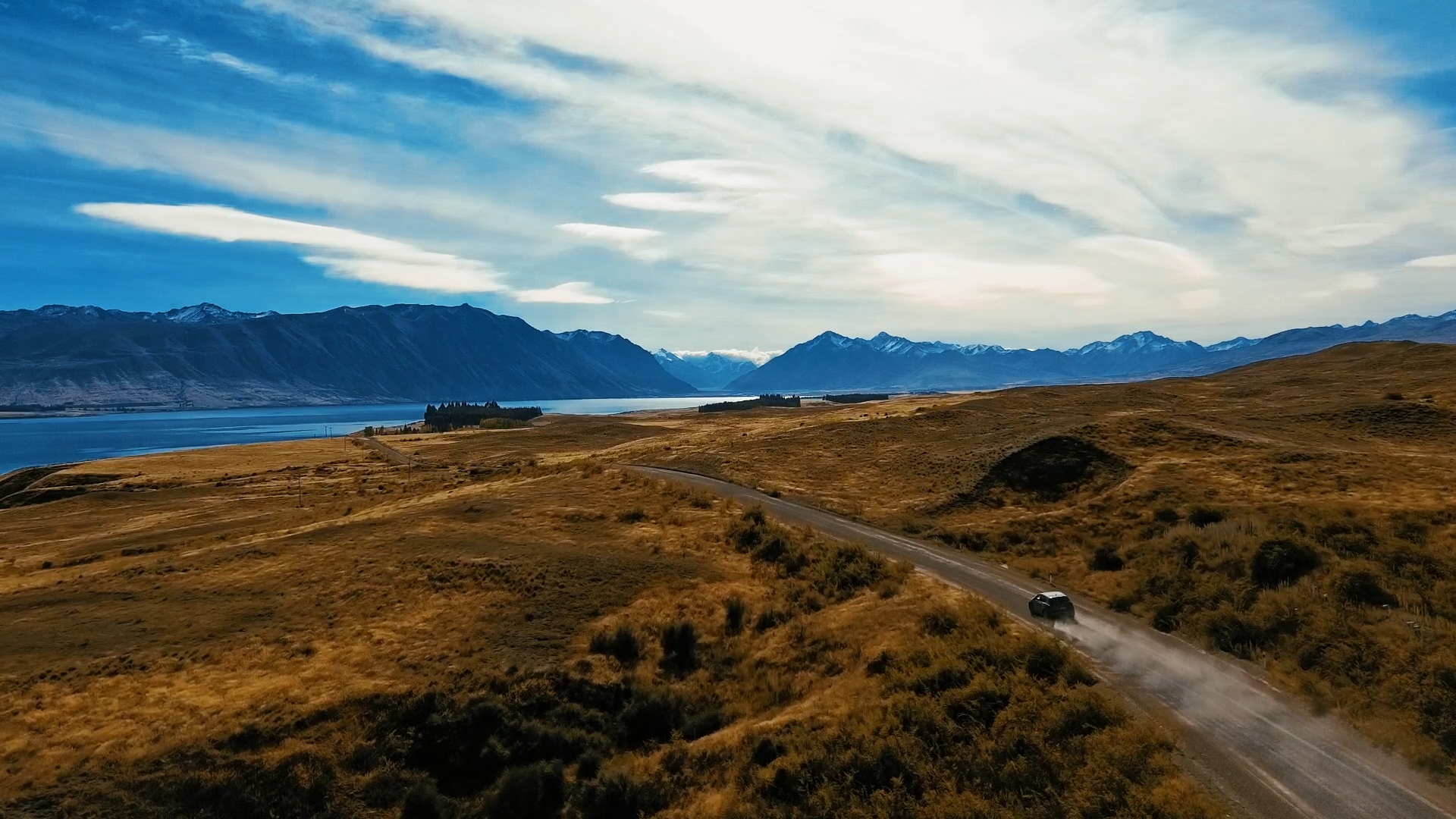 Lake Tekapo - Autumn Drive