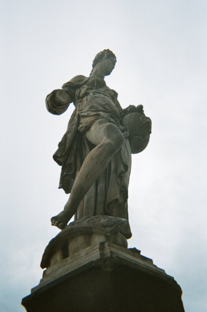 Old stone plaza